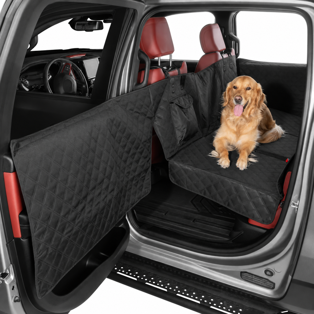 Hard Bottom Dog Backseat Extender with Door Protection