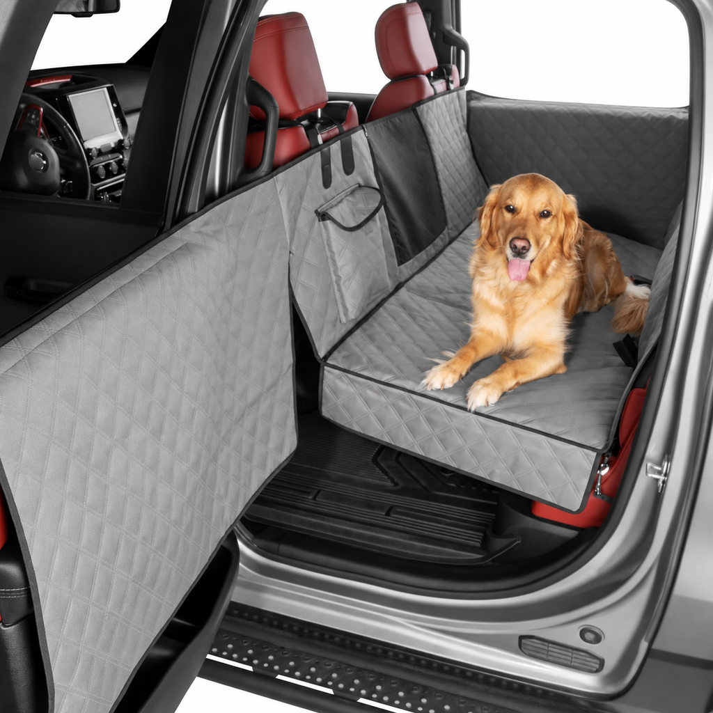Hard Bottom Dog Backseat Extender with Door Protection